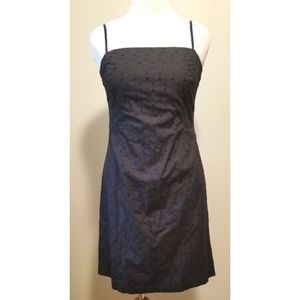 {The Limited} Black Eyelet Dress